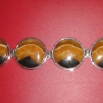 Браслет из Симбирцита<br> (оправа нейзильбер)