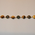 Браслет из Симбирцита<br> (оправа нейзильбер)