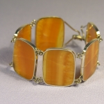 Браслет из Симбирцита<br> (оправа нейзильбер)