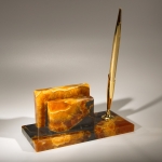 Визитница из камня Симбирцит