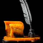 Визитница из камня Симбирцит