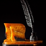 Визитница из камня Симбирцит