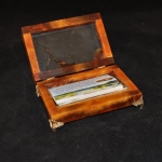 Визитница из камня Симбирцит