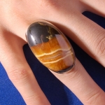 Кольцо с Симбирцитом<br>(оправа нейзильбер)