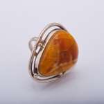 Кольцо с Симбирцитом<br>(оправа нейзильбер)