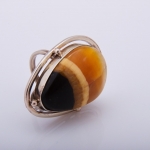 Кольцо с Симбирцитом<br>(оправа нейзильбер)