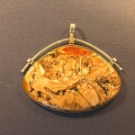 Кулон с Симбирцитом<br>(оправа нейзильбер)