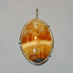 Кулон с Симбирцитом<br>(оправа нейзильбер)