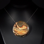 Кулон с Симбирцитом<br>(оправа нейзильбер)