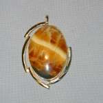 Кулон с Симбирцитом<br>(оправа нейзильбер)