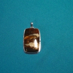 Кулон с Симбирцитом<br>(оправа нейзильбер)