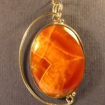 Кулон с Симбирцитом<br>(оправа нейзильбер)