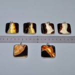 Кулон с Симбирцитом<br>(оправа нейзильбер)