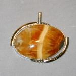 Кулон с Симбирцитом<br>(оправа нейзильбер)