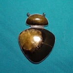 Кулон с Симбирцитом<br>(оправа нейзильбер)