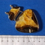 Кулон с Симбирцитом<br>(оправа нейзильбер)