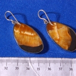 Серьги с Симбирцитом<br>(оправа нейзильбер)