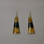 Серьги с Симбирцитом<br>(оправа нейзильбер)