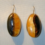 Серьги с Симбирцитом<br>(оправа нейзильбер)