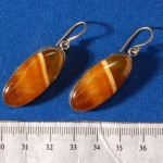 Серьги с Симбирцитом<br>(оправа нейзильбер)