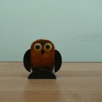 Сувенир Совенок из камня Симбирцит