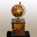 Глобус из камня Симбирцит