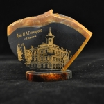 Панно Музей Ульяновска из камня Симбирцит