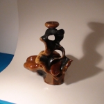 Подсвечник из камня Симбирцит