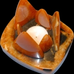 Подсвечник из камня Симбирцит