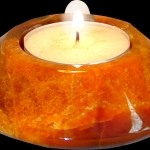 Подсвечник из камня Симбирцит