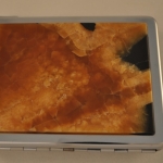 Портсигар с камнем Симбирцит 