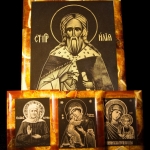 Иконы из камня Симбирцит