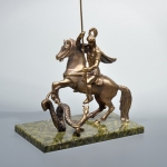 Георгий победоносец на змеевике 