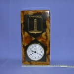 Часы Ульяновск из камня Симбирцит