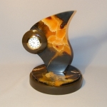 Часы Факел из камня Симбирцит