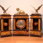 Часы из камня Симбирцит