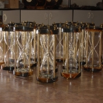 Часы песочные из камня Симбирцит