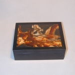 Портсигар из камня Симбирцит