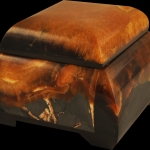 Шкатулка из камня Симбирцит