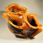 Ваза резная из камня Симбирцит