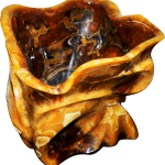 Ваза резная из камня Симбирцит