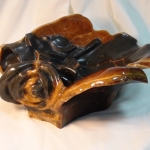 Ваза резная из камня Симбирцит