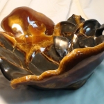 Ваза резная из камня Симбирцит