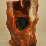 Ваза резная из камня Симбирцит