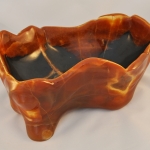 Ваза резная из камня Симбирцит