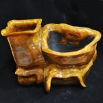 Ваза резная из камня Симбирцит