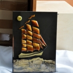 Картина из натурального камня Симбирцит