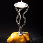 Подсвечник из камня Симбирцит