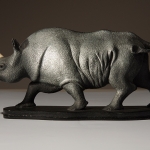 Носорог. Резьба по камню