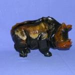 Носорог. Резьба по камню Симбирцит